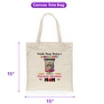 thumbnail image 5 of Kinda Busy Being Kindergarten Teacher and American Shorthair Mom Canvas Tote Bag Cat Lover Kitten Owner Gifts Reusable Shopping Grocery Bag - 02005, 5 of 5