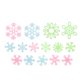 thumbnail image 2 of Infidev - 12 pegatinas luminosas navideñas de copos de nieve, decoración de pared DIY, arte festivo iluminado para el hogar y la oficina, 2 of 8