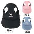 thumbnail image 3 of Mini Canvas Puppy Outdoor Sunscreen Supplies Kitten Dog Hats Cat Baseball Cap Pet Sunbonnet Costume Accessories S BLUE, 3 of 8