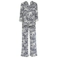 thumbnail image 5 of White Mark Casual Floral Print 3/4 Sleeve Blouse and Palazzo Pant Clothing Set, 2-Piece, Women's, 5 of 7