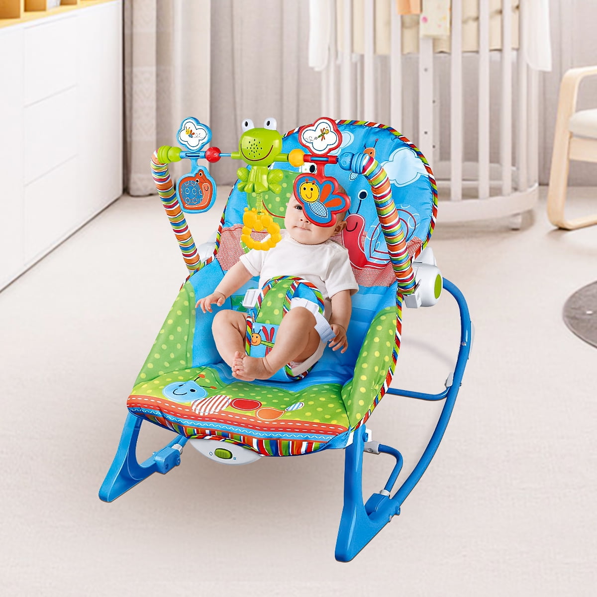 Baby's Bouncer Soothing Seat, Soothing Bouncing Chair for Infants