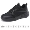thumbnail image 2 of Zapatillas de deporte con aumento de altura, cómodas, informales, punta ancha, para hombres y mujeres, 2 of 9