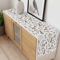 thumbnail image 4 of Bunny Floral Easter Table Runner - 108 Inch Long, Kitchen Dining Table Runner Dresser Scarves, Elegant Pastoral Spring Floral Farmhouse Decor for Coffee Tables Wedding Party Banquet, 4 of 8