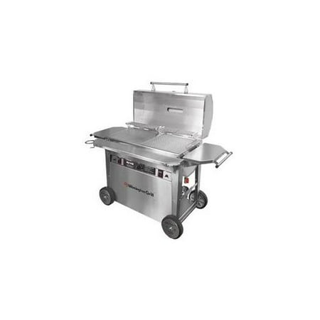 Wilmington Grill WG-1/2GG-M 1/2 Griddle - 1/2 Grate Cooking Surface - Stainless Steel