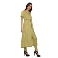 thumbnail image 3 of Moomaya Indian Women Cotton Front Slit Kurtis Solid Bollywood Designer Kurti, 3 of 6