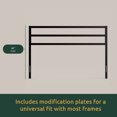 thumbnail image 2 of Rest Haven Boston Double Panel Metal Headboard, King, 2 of 9