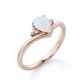 thumbnail image 4 of JeenMata Anillo de Compromiso con Ópalo de Fuego Azul en Forma de Lágrima y Moissanita de 0,80 TCW en Oro Rosa de 18 K sobre Plata, 4 of 6