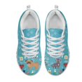 thumbnail image 2 of Chririnla Mesh Running Shoes for Walking, Breathable Lace up Sneakers for Women and Men, Veterinary Pug Print, 2 of 11