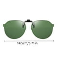 thumbnail image 2 of Gafas de sol polarizadas con clip que se pueden llevar sobre gafas Gafas de sol con clip reversible antirreflejos Adecuadas tanto para..., 2 of 3