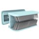 thumbnail image 1 of Without Ears Hair Catcher Reusable Shower Hair Wall Hair Grabber Collection Bathroom (1pcs-blue), 1 of 3