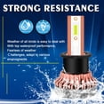thumbnail image 6 of Xotic Tech H3 LED Fog Light Bulb DRL Driving Lamp Replacement, 8000K Ice Blue COB Chip 2800 Lumen Extremely Bright, 6 of 8
