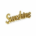thumbnail image 2 of 3" Gold Cast Iron Hand Painted Sunshine Sculpture, 2 of 5
