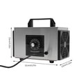 thumbnail image 3 of Miumaeov Industrial Ozone Generator High Capacity Home Ozone Machine Air Purifier Disinfection Sterilizer 20000mg/h, 3 of 15