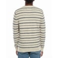 thumbnail image 2 of WEATHERPROOF VINTAGE mens  Fuzzy Striped Crewneck Sweater, m, Beige, 2 of 3