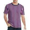 thumbnail image 3 of YM Mens T-shirts Casual Striped Shirts Mens Short Sleeve Color Block Soft Summer Holiday Travel Basic Pullover Crew Shirt Plus Size Shirts, 3 of 5