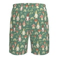 thumbnail image 6 of Naloa Mushrooms Gnome Men's Beach Shorts, Surfing shorts, Swim trunks, Quick Dry Swim Trunks for Surfing Beach Fun - XX-Large, 6 of 9