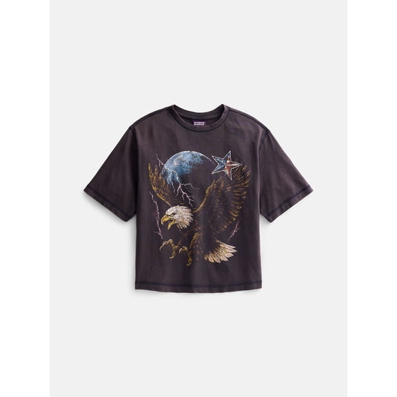 Weekend Academy Boys Garment Washed Graphic Tee 4-18