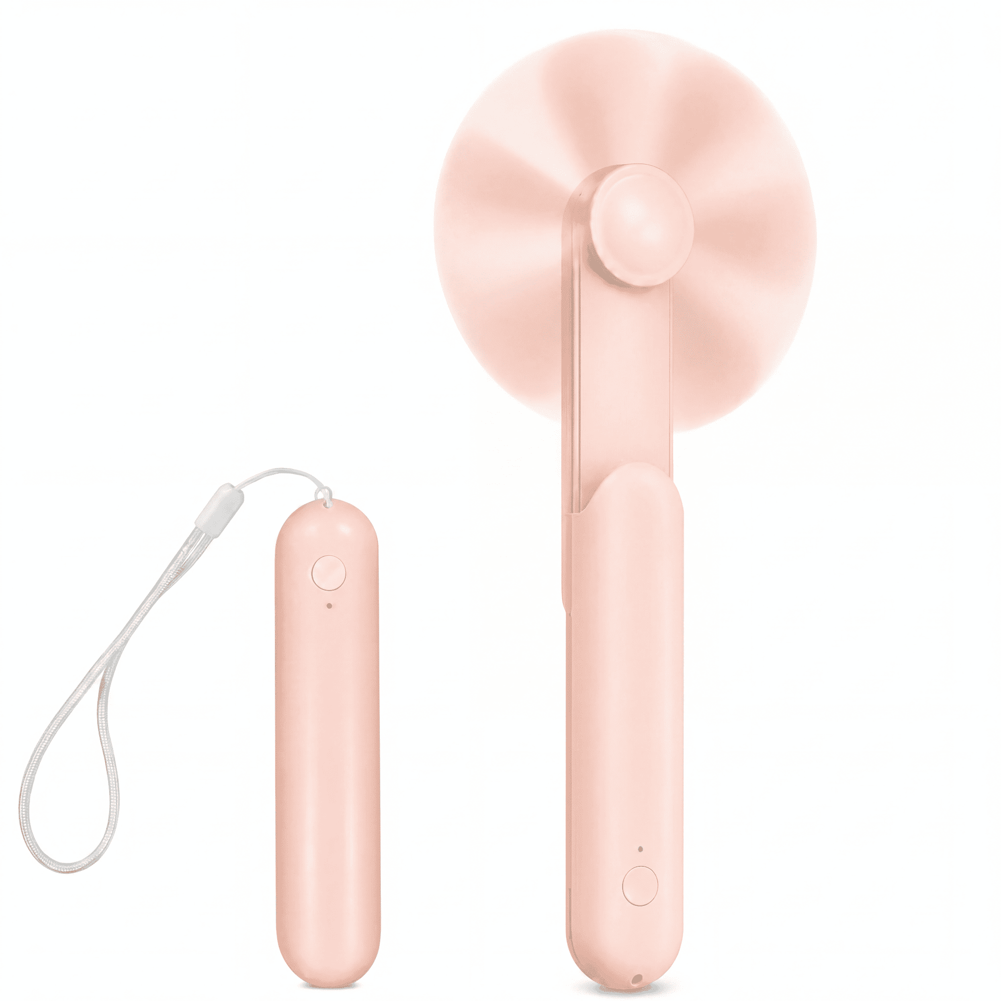 ATUPEN Portable Mini Fan, Rechargeable Handheld Fan for Travel Office Gift for Women (Pink)