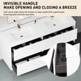 thumbnail image 5 of 72" Glossy White Bathroom Vanity | Eco - Friendly Material, Soft - Close Hinges | Bathroom Comfort, 5 of 5