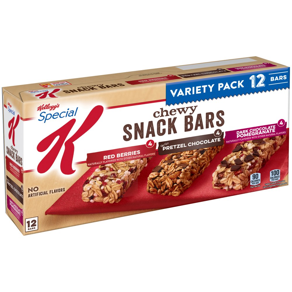 Special K Chewy Snack Bars Variety Pack, 12 Ct