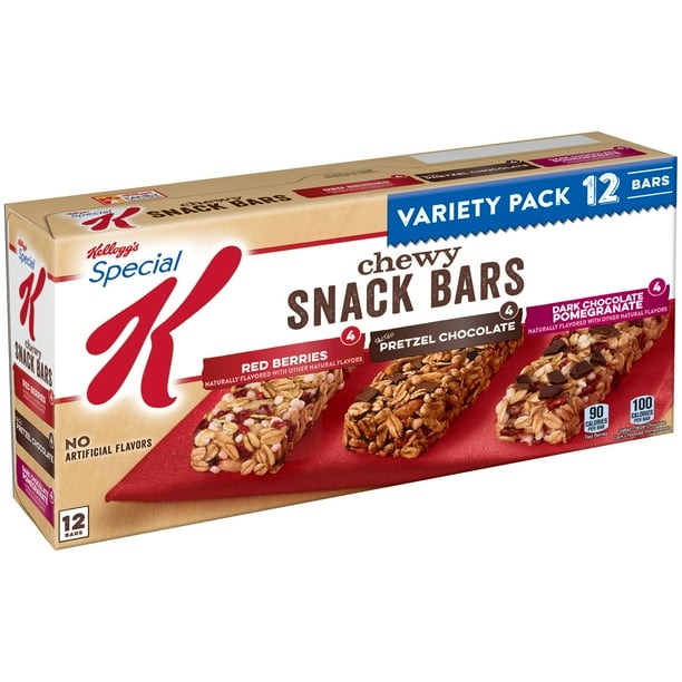 Special K Chewy Snack Bars Variety Pack, 12 Ct
