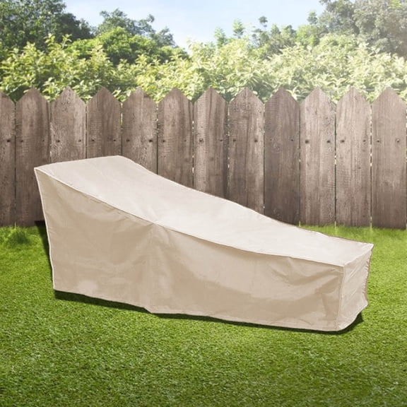LQCrafK Outdoor Chaise Lounge Cover, Garden Patio Waterproof Lounge Chair Covers, UV Patio Furniture Covers 82in