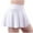 White, variant on Lenpel Women's Skorts Soft Comfy High Waisted Solid Color Mini Tennis Skirt with Shorts Summer Athletic Workout Skorts