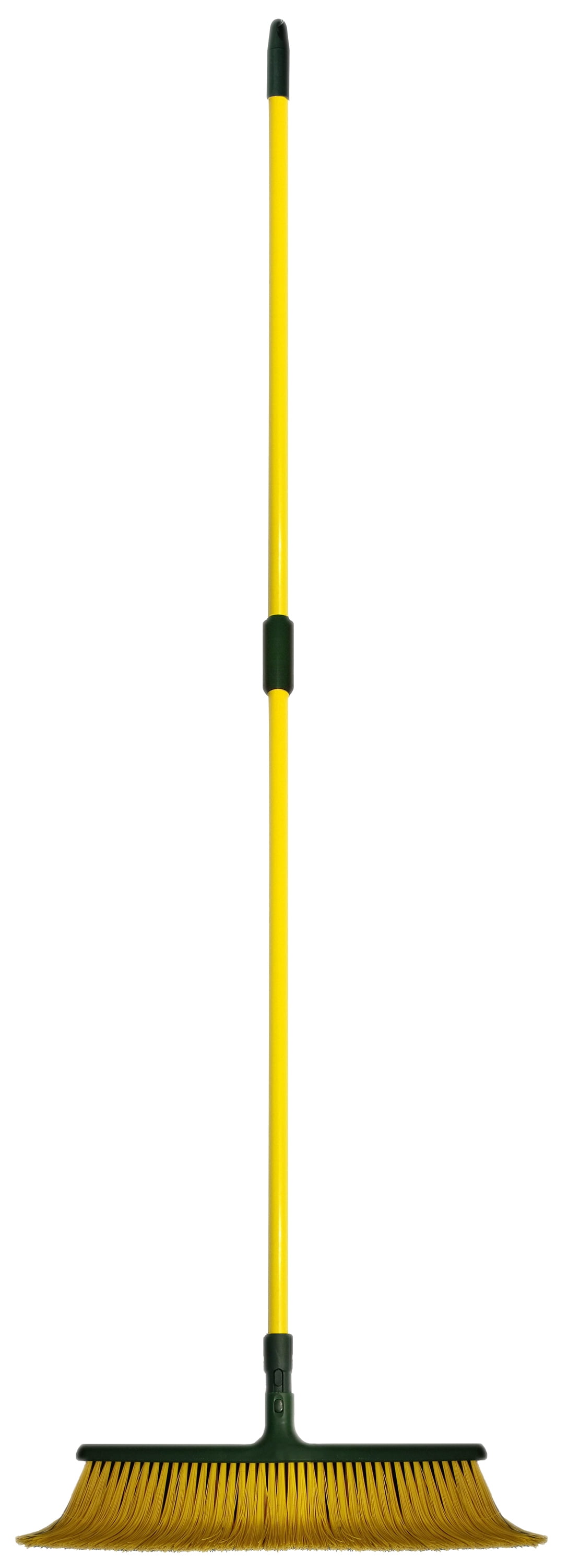 10" Stiff Socket Broom C/W Handle Brush Sweeping Industrial Yard Outdoor Strong 