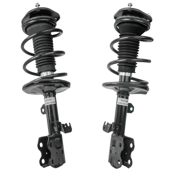 Detroit Axle - Front Struts for 2004-2009 Toyota Prius Complete 2 Struts w/Coil Spring 2005 2006 2007 2008 Replacement Quick Install Ready Struts Assembly