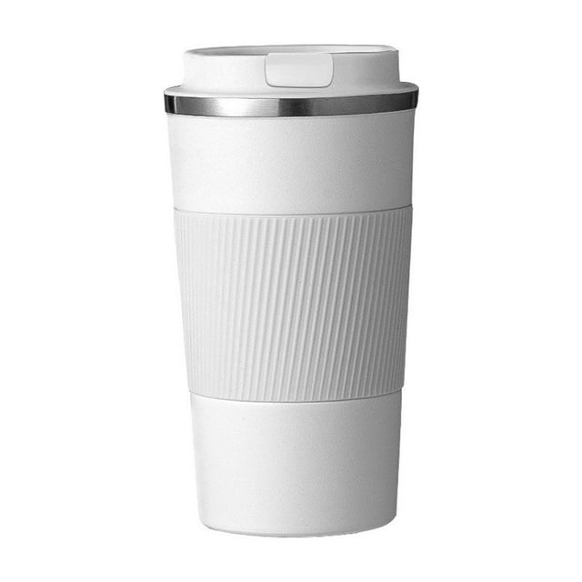 Taza térmica, taza de café con tapa a prueba de fugas, taza térmica, taza aislada, taza de viaje de acero inoxidable, taza de café de viaje para café caliente y frío, té