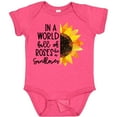 thumbnail image 3 of Inktastic Summer in a World Full of Roses Be a Sunflower Boys or Girls Baby Bodysuit, 3 of 5