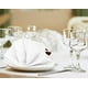 thumbnail image 3 of [Paquete de 24] Servilletas de tela blancas, Servilletas de poliéster para la cena, 3 of 8