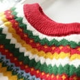 thumbnail image 6 of MYShe Christmas G'irls Sweater B'aby G'irl Boy Knit Sweater Blouse Pullover Sweatshirt Warm Crewneck Long Sleeve Tops for Inf'ant Tod'dler Red,6-7 Years, 6 of 7