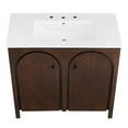 thumbnail image 4 of Modway Appia 36" Bathroom Vanity in Walnut White, 4 of 10
