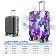 thumbnail image 6 of Vsdgher Flying Butterflies Print Luggage Cover Washable Suitcase Cover Protector Anti-scratch Suitcase cover Fits 18-32 Inch Luggage, 6 of 8