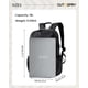 thumbnail image 5 of Mochila para hombre, Mochila informal con puerto USB, Mochila resistente al agua, 5 of 7