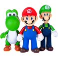 thumbnail image 5 of Figuras de acción de la serie Super Mary, juguetes de Mario Bros, Luigi, Yoshi, Donkey Kong, Wario, modelos de anime, adornos, regalos de cumpleaños para niños, 5 of 5