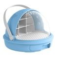 thumbnail image 2 of Bunblic Silkworm Breeding Box Transparent Educational Breathable Reptile Feeding Box Blue, 2 of 8
