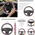 thumbnail image 3 of Jeiento 13 Pack Car Seat Cover Set for Front and Rear, Auto Interior Accessories Full Set for Women Men Car Seat Protective Covers Universal Fits for Most Vehicles, Pink Camo Oak Hunting Wood, 3 of 9