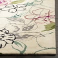thumbnail image 3 of SAFAVIEH Wyndham Mira Floral Rose Wool Area Rug, Ivory/Multi, 5' x 8', 3 of 7