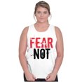 thumbnail image 4 of Fear Not Paint Splatter Christian Tank Top T Shirts Men Women Brisco Brands S, 4 of 6