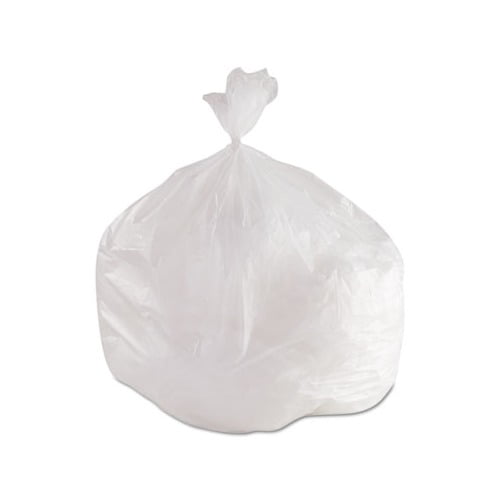 High-Density Interleaved Commercial Can Liners 56 gal, 22 microns, 43" x 48", Natural, 200/Carton