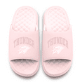 thumbnail image 2 of Unisex ISlide Pink Oklahoma City Thunder Tonal Pop Motive Slide Sandals, 2 of 5