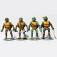 thumbnail image 3 of Figuras de Tortugas Ninja Mutantes adolescentes, figuras de acción de Raph, don, Donatello, adornos de Anime TMNT, figuras de Leonardo móviles, modelos de Juguetes, 3 of 3