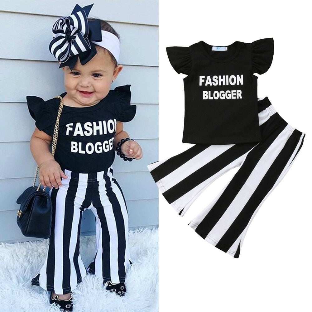 baby girl bell bottom outfits