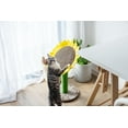 thumbnail image 4 of Catry Sunflower Scratching Post and Cat Bed with Toy, 4 of 9