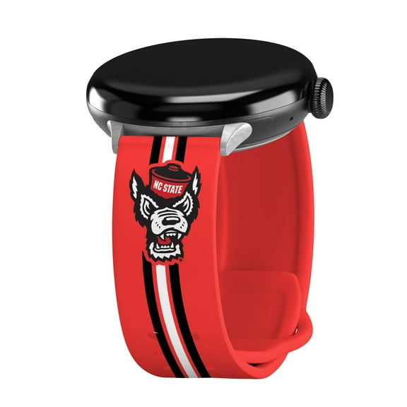 NC State HD Unisex Watch Band Compatible with Google Pixel Watch (Long Stripes)