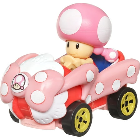 Mario Kart Characters and Karts as Hot Wheels 1:64 Die-Cast Cars