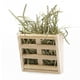 thumbnail image 5 of Estante de madera para hierba de conejo, forraje fijo de madera para conejos, cuenco para comida para conejos, estante para pesebre para conejos, artesanía excepcional, 5 of 8