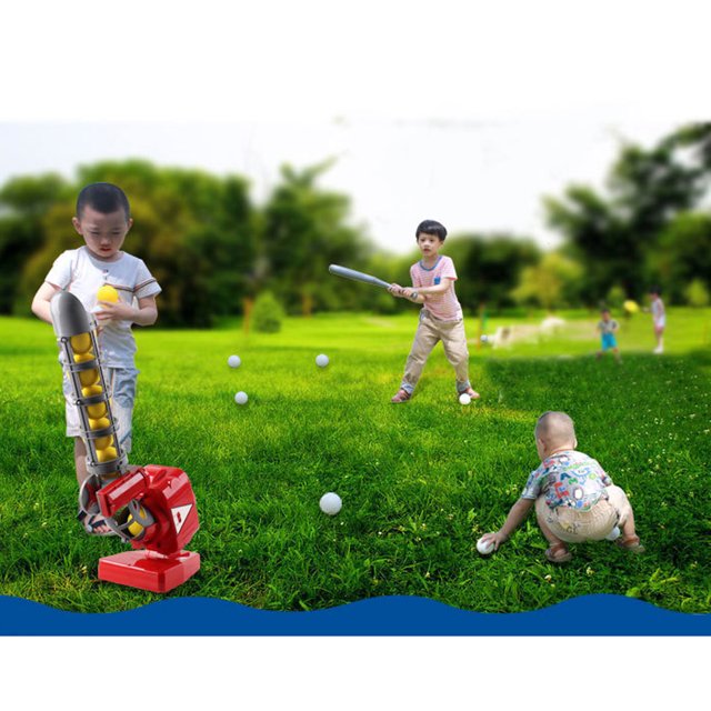 Baseball Pitching Machines Tennis Training Toys Outdoors Sports Game